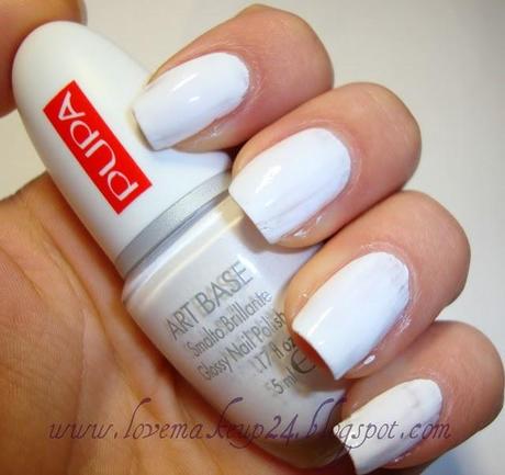 Pupa Nail Art Kit WHITE&POP; CORAL