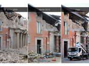 L'Aquila dopo terremoto: ieri oggi. reportage fotografico