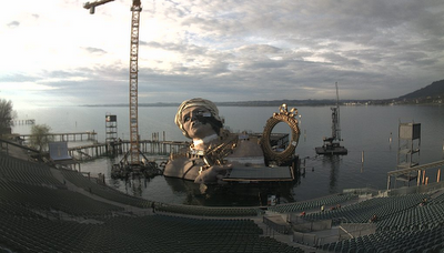 Splendido palco per il Bregenz Opera Festival