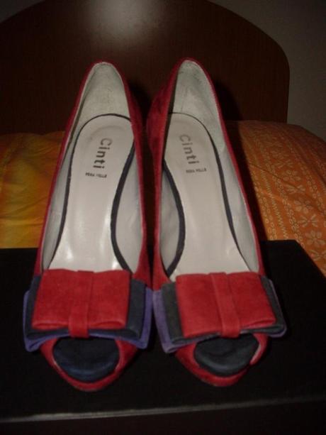 Shoeroom #23 Cinti platform heels in ruby red