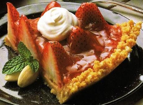 Crostata di fragole e mandorle