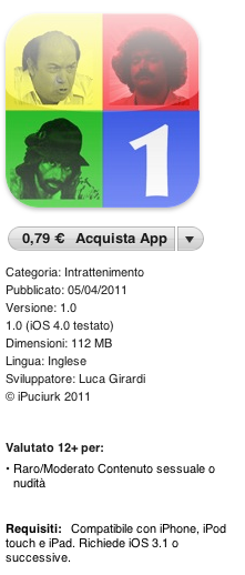 iComici 1: la prima applicazione dedicata ai grandi comici Italiani per iPhone iComici 1: la prima applicazione dedicata ai grandi comici Italiani per iPhone