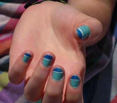 Nail art: Mallorca sea