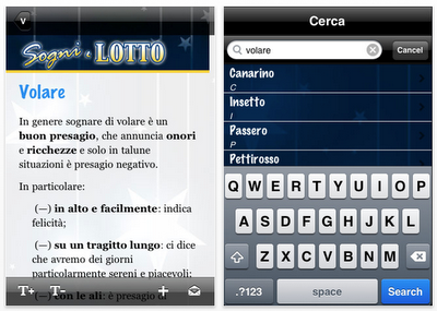 Sogni e Lotto: applicazione che interpreta i sogni e individua i numeri vincenti Sogni e Lotto: applicazione che interpreta i sogni e individua i numeri vincenti