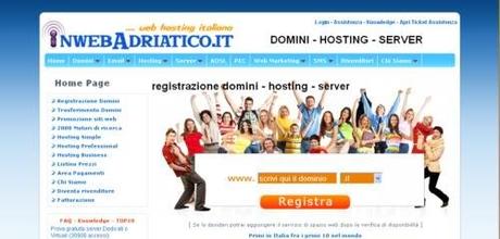 registrazione domini, hosting, server