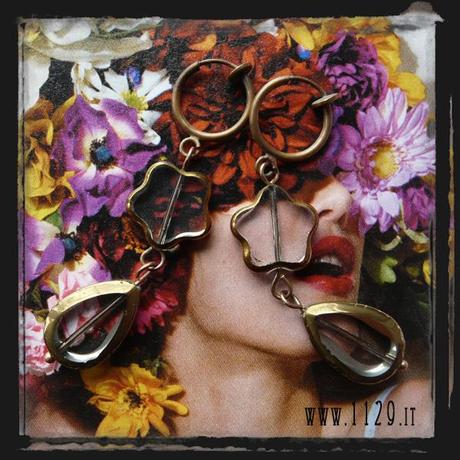 orecchini barocchi - copper baroque earrings LBFIRAM