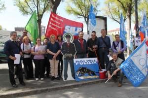 polizia protesta