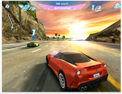 Asphalt 6 HD: si aggiorna con diverse novità per iPad 2 versione 1.2.6