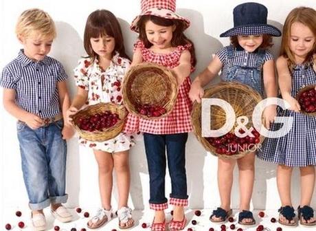 I piccoli angioletti griffati di D&G; Junior