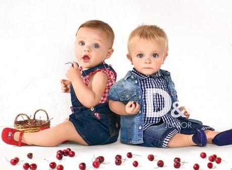 I piccoli angioletti griffati di D&G; Junior