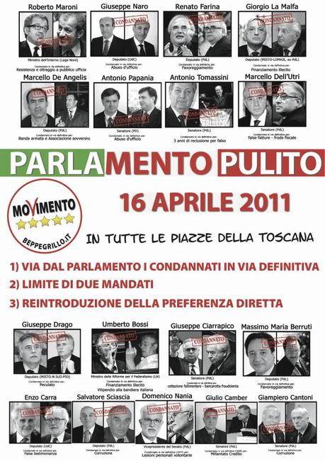 Caro Presidente. I Cittadini di “Parlamento Pulito” scrivono al Presidente della Repubblica