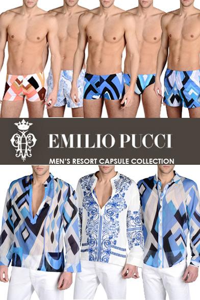 Men’s capsule collection spring/summer Emilio Pucci