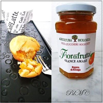 Muffin gluten free alla marmellata di arance amare