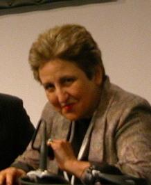 Shirin Ebadi at WSIS press conference