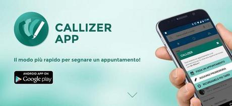 Callizer App: l' app per fissare gli appuntamenti