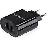 Ugreen Caricabatterie USB da muro USB charger Caricatore da Parete 2 Dual Porte Alimentatore Travel da Viaggio con Tecnologia IQ per iPhone 6/ 6Plus/5S/5C, iPad, Samsung Galaxy, Smartphones, Tablets, Video Foto Camere, MP4/MP5 17W 5V/3.4A Nero