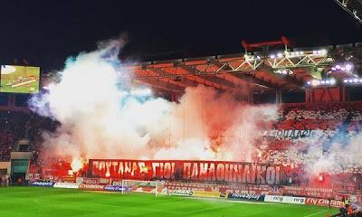 (VIDEO)Great tifo & pyros in Panathinaïkos vs Olympiakos - Greece 13/03/2016