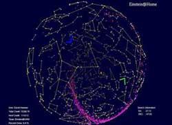 Lo screensaver di Einstein@Home, ognuno di noi può scaricarlo sul proprio computer personale entrando a far parte di una rete che amplia enormemente le capacità di calcolo possibili. 
