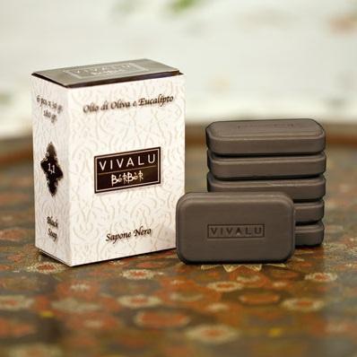 VIVALU SAPONE NERO ALL' OLIO DI OLIVA ED EUCALIPTO VIVALU SAPONE NERO