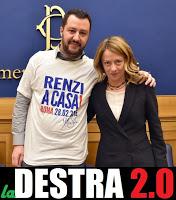 La Destra 2.0 è quella senza Silvio Berlusconi.