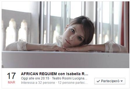 African Requiem al Teatro Rosini di Lucignano