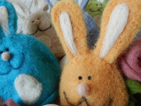 NEEDLE FELT BUNNIES