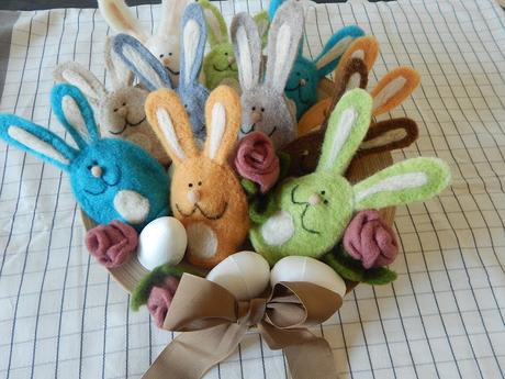 NEEDLE FELT BUNNIES