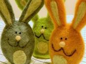 Needle felt bunnies
