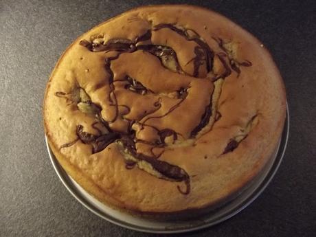 TORTA BICOLORE VARIEGATA  ALLA NUTELLA