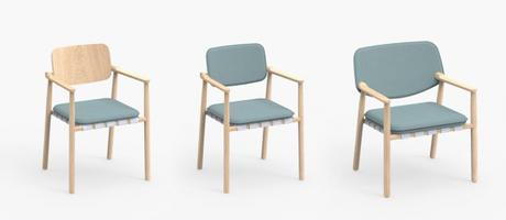 Belk, la seduta minimalista dallo stile nordico