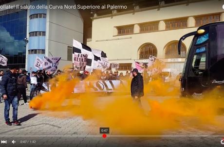 VIDEO: Palermo, la Curva Nord Superiore incita la squadra a non mollare