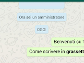 Come inserire grassetto corsivo Whatsapp? Ecco link Download