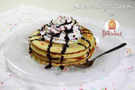 pancake ricetta pasta di zucchero tutorial dolci passo a passo
