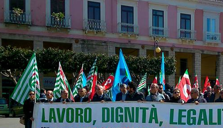 Lavoro,dignità, legalità : 19 marzo in piazza i sindacati