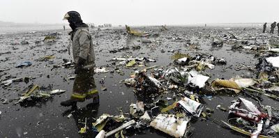 L’aereo della Flydubai schiantato in Russia