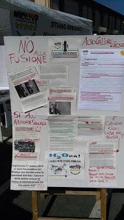 MeetUp in Piazza per dire NO alla FUSIONE ALTO CALORE - GESESA (20/03/2016)