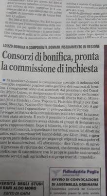 Inchiesta sui Consorzi di Bonifica