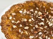 Crostata friabile datteri ,marmellata mandorle ricetta senza burro