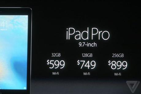 Apple Event 21 Marzo – Presentazione dell’ iPad Pro da 9.7 pollici