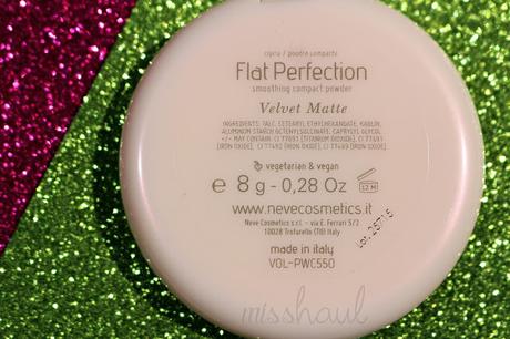 Cipria Compatta Flat Perfection Velvet Matte - Neve Cosmetics