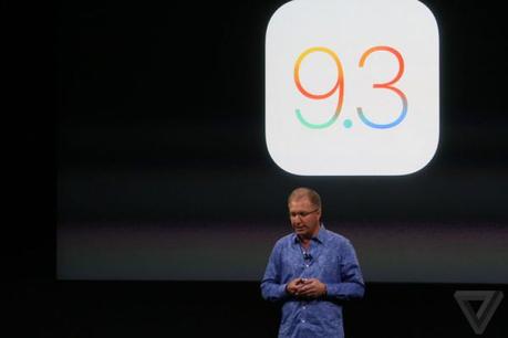 Evento Apple 21 Marzo – Arriva iOS 9.3 per tutti i dispositivi