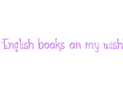 English books wishlist