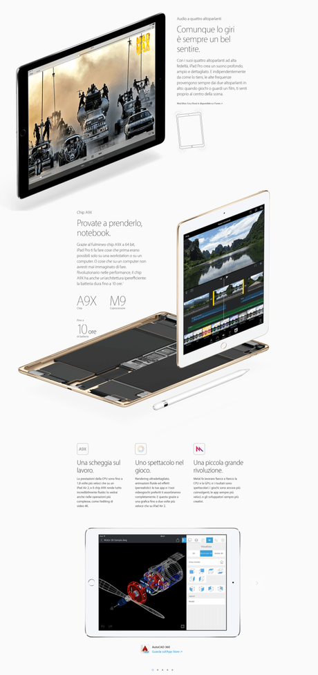 iPad Pro 9.7 pollici – Come per l’ iPhone SE ecco l’ infografica, caratteristiche, design e prezzi