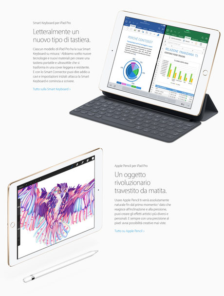 iPad Pro 9.7 pollici – Come per l’ iPhone SE ecco l’ infografica, caratteristiche, design e prezzi