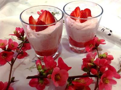 Mousse di fragole