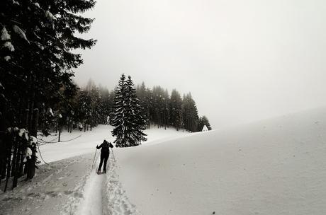 Nel bianco a malga Rauna