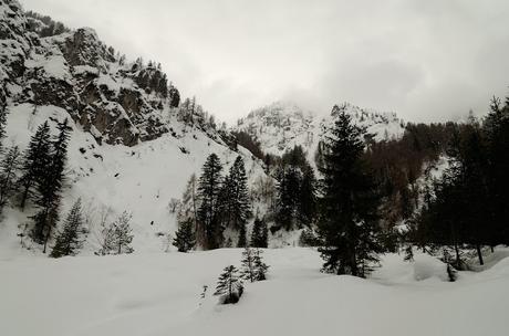 Nel bianco a malga Rauna