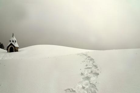 Nel bianco a malga Rauna