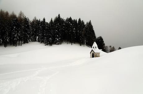 Nel bianco a malga Rauna