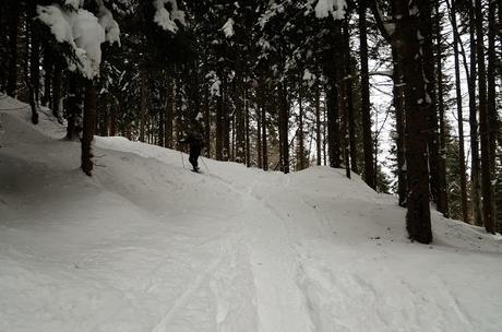 Nel bianco a malga Rauna